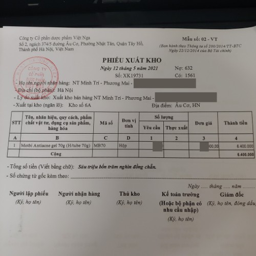 [CHÍNH HÃNG] MOTBI Kem Giảm Mụn Motbi Antiacne Gel 70g | BigBuy360 - bigbuy360.vn