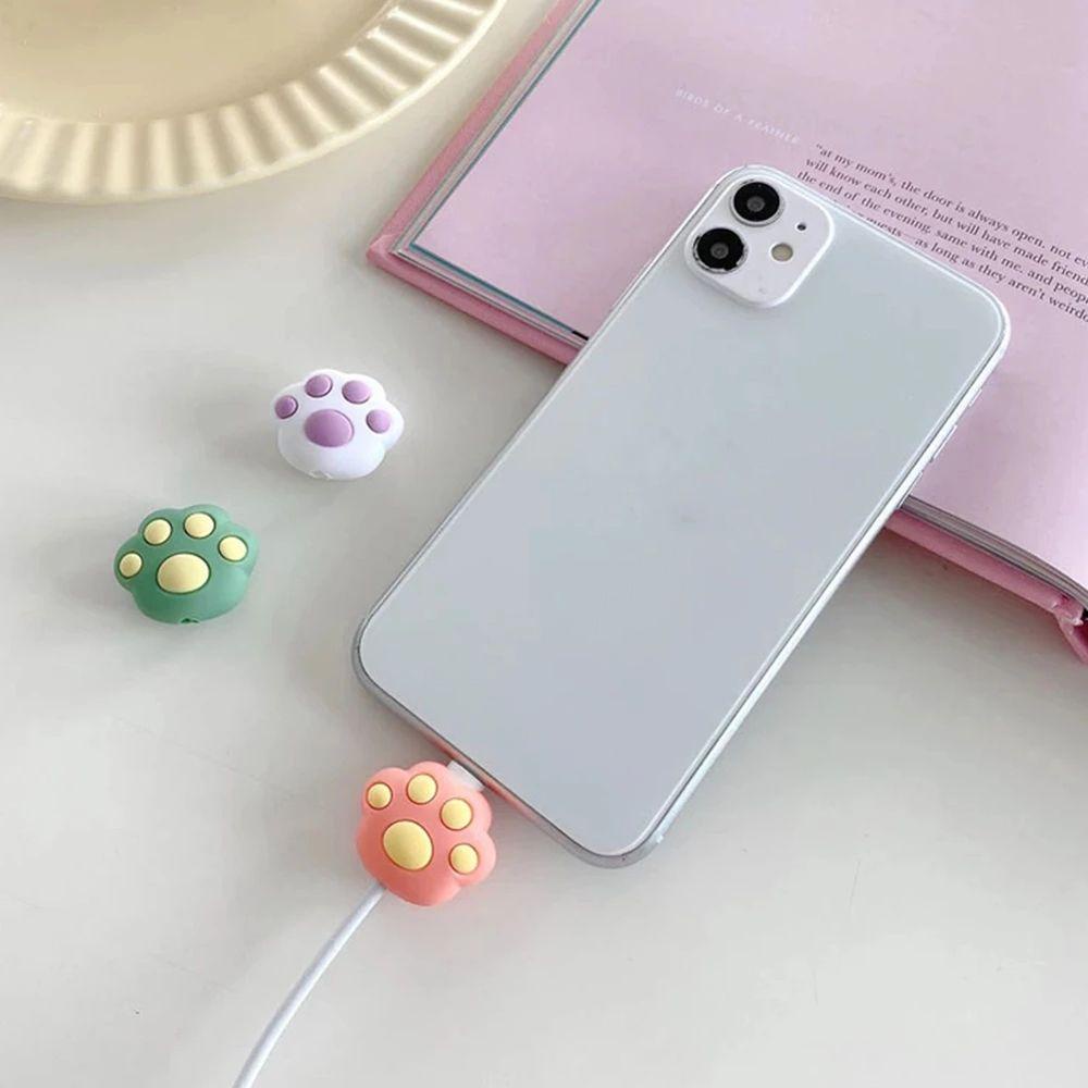 Phụ Kiện Bảo Vệ Dây Cáp Sạc USB Hình Trái Cây Dễ Thương
