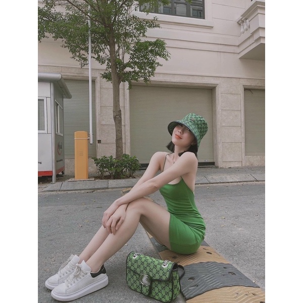 ĐẦM BODY 2S ĐAN DÂY LƯNG🤍🤎