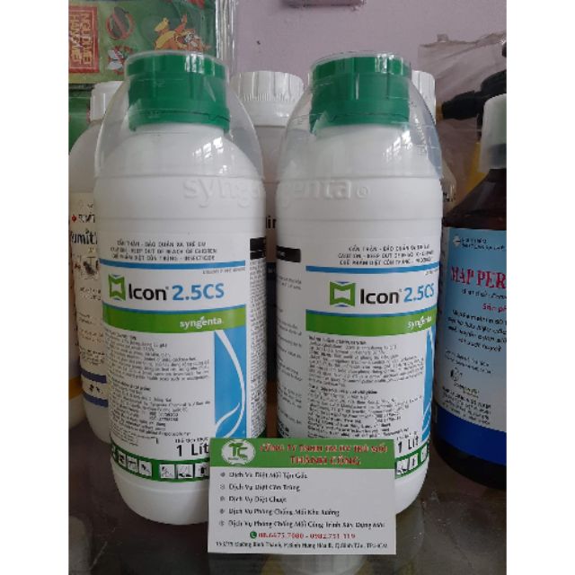 Thuốc diệt mạc , côn trùng,ruồi muỗi kiến gián ICON 2,5CS