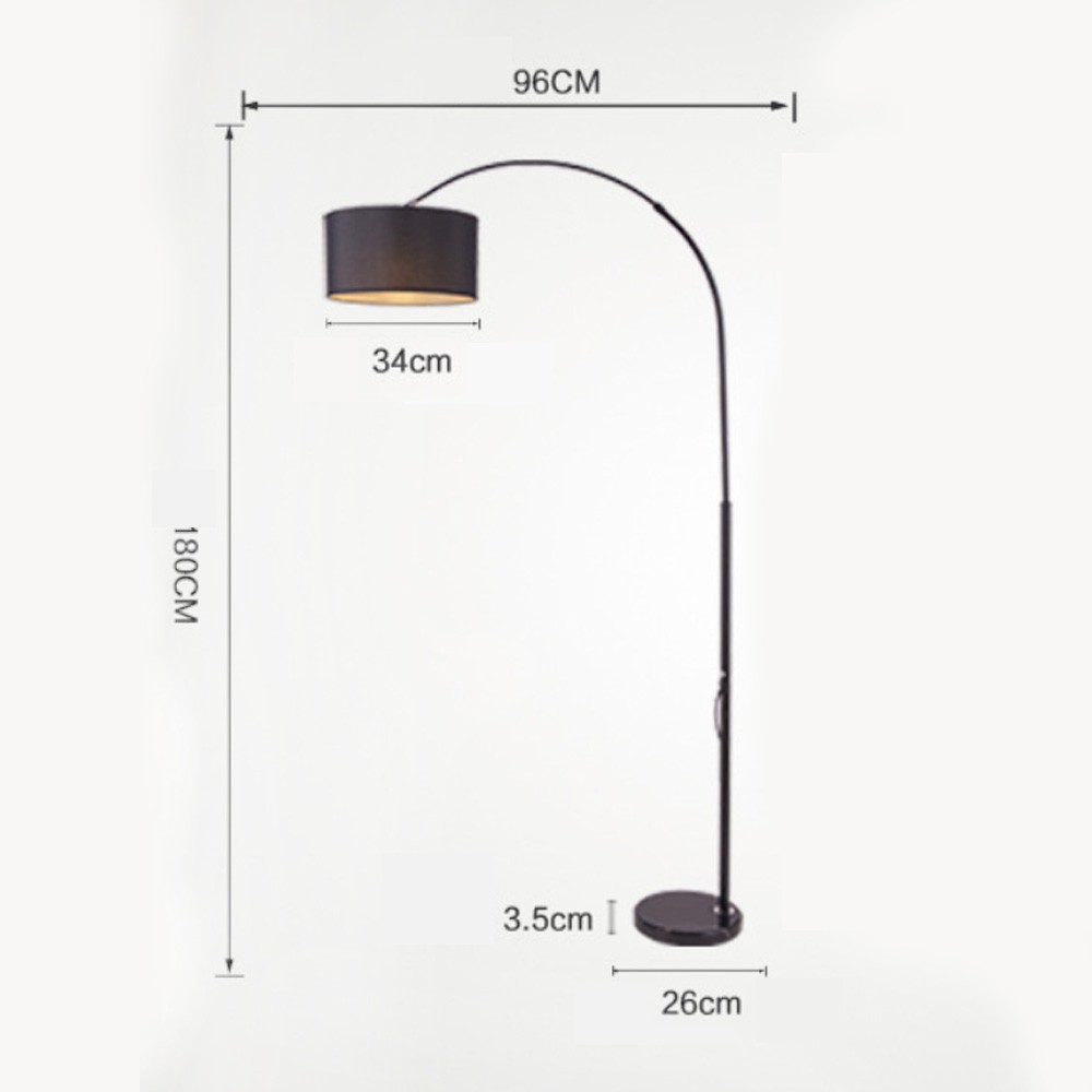 Đèn Cây Phòng Khách NO1, Đen Và Trắng