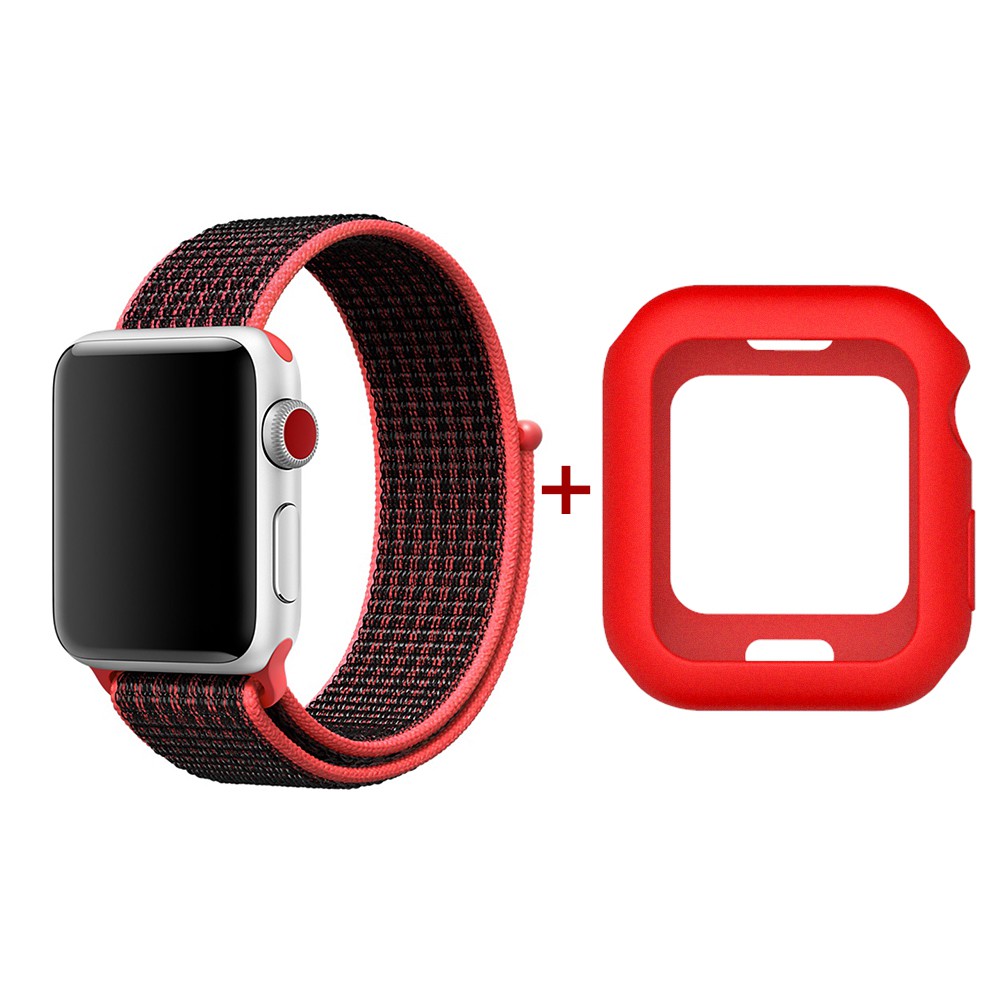 Dây Đeo Nylon Thể Thao Thoáng Khí Thay Thế Cho Đồng Hồ Thông Minh Apple Watch Series 1 / 2 / 3 / 4 / 5 44mm 42mm 40mm 38mm