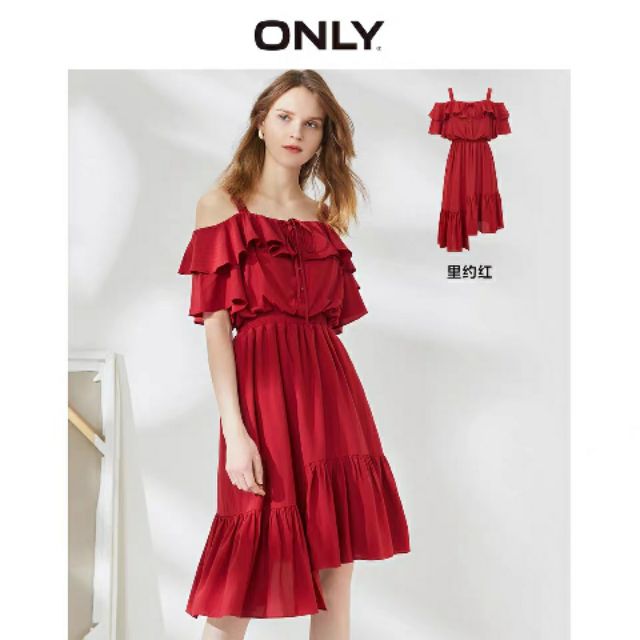 Đầm 2 dây đỏ ONLY