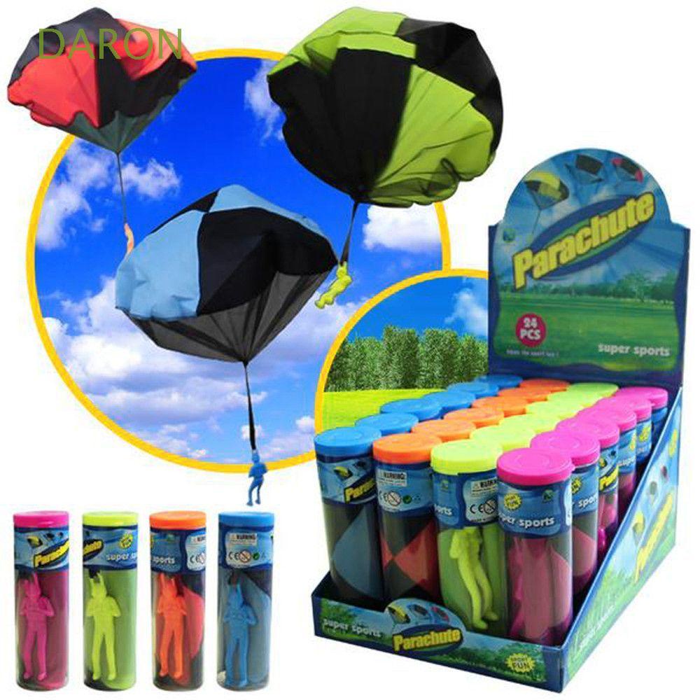 DARON New for Kids Childs Play Game Have Fun Toys Parachute Play Parachute Fashion Educational Toys with Figure Soldier Kids Outdoor Sports/Multicolor