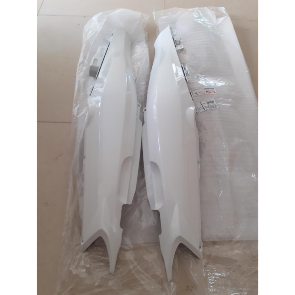 Ốp sườn Sirius Fi mới  trắng Yamaha