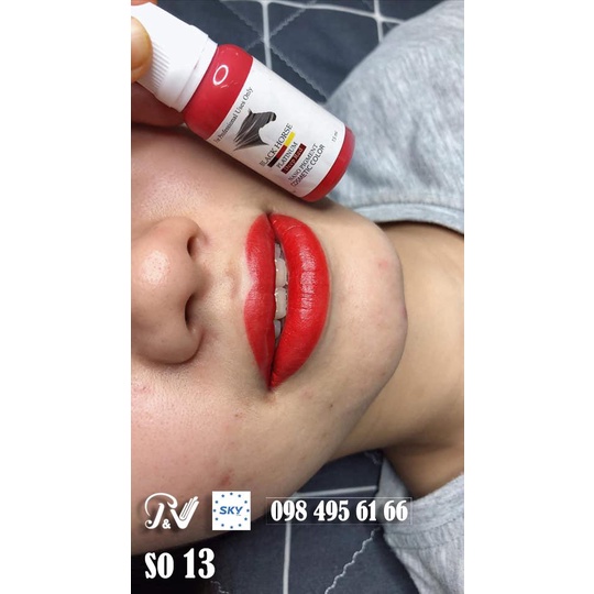 Mực Xăm Môi Mày, Mực Phun Xăm Black Horse Platinum 15ml Đức