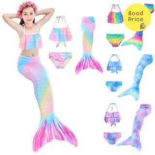 Set 3 món đồ chơi hóa thân nàng tiên cá cho bé gái 3-12 tuổi