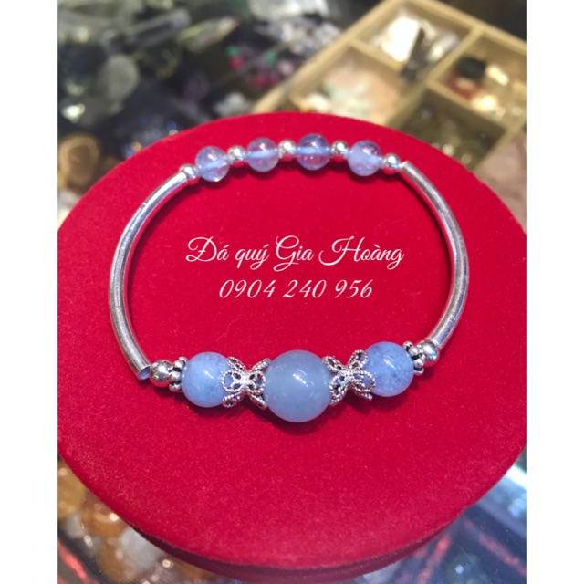 Vòng đá phong thuỷ Aquamarine