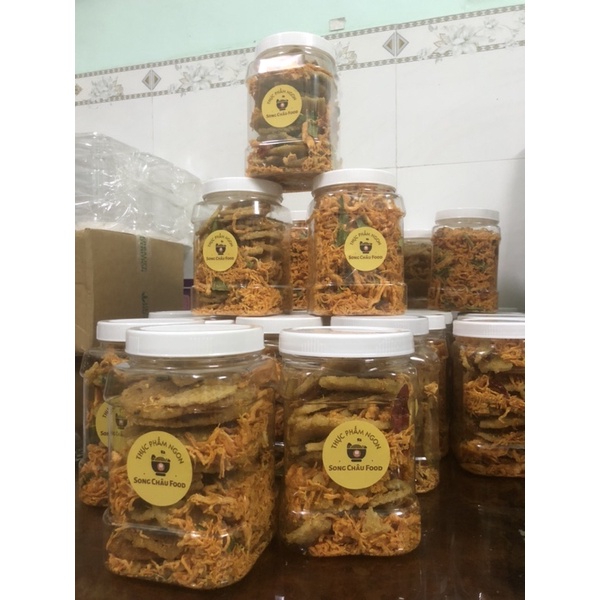 500gr Cơm cháy nước mắm khô gà [ngon hảo hạng] Song châu food (giao ngay) | BigBuy360 - bigbuy360.vn