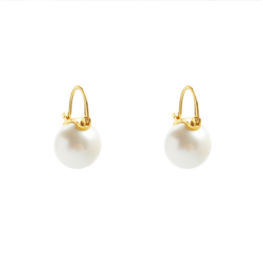 Hoa Tai Dáng Dài Đính Ngọc Trai Nhân Tạo Thời Trang