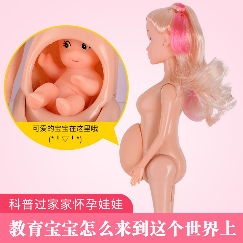 Búp Bê Barbie Mang Thai Làm Quà Tặng Sinh Nhật Cho Bé Gái