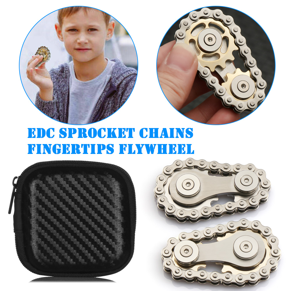 Con Quay Đồ Chơi Fidget Spinner Edc Bằng Kim Loại Nhiều Màu Sắc