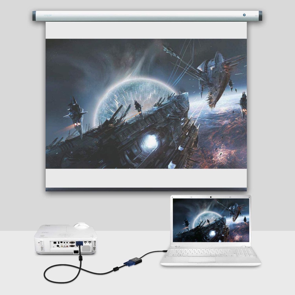 Cổng Chuyển Đổi Mini DisplayPort Sang VGA Cho MacBook Pro / Air / ThinkPad / Surface / PC Laptop