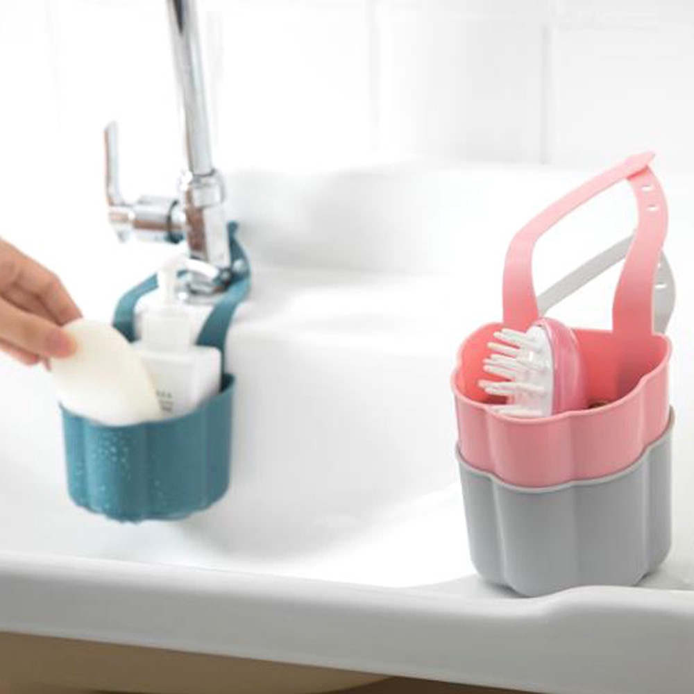 Giỏ đựng mút rửa chén/ đồ dùng đa năng tiện dụng cho bồn rửa nhà bếp