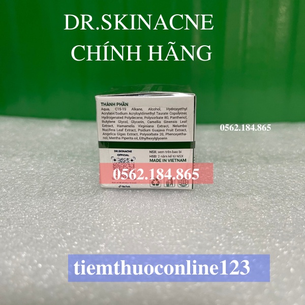 Kem Giảm Thâm Mụn Dr.Skinacne  [CHỤP THẬT CHÍNH HÃNG] ❤️ DR.SKINACNE VUA XOÁ MỤN