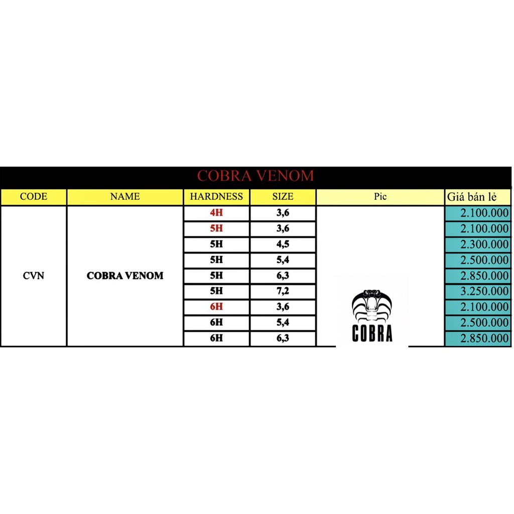 Cần Cobra Venom phôi cao cấp - Cần câu tay đơn đài
