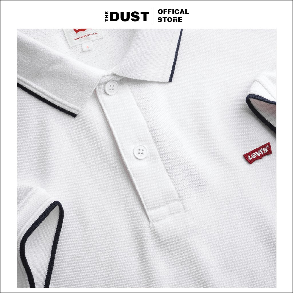 Áo thun polo nam cổ bẻ phối viền LV trơn basic, vải cotton cá sâu, form slim fit, trẻ trung, lịch lãm - THE DUST | BigBuy360 - bigbuy360.vn