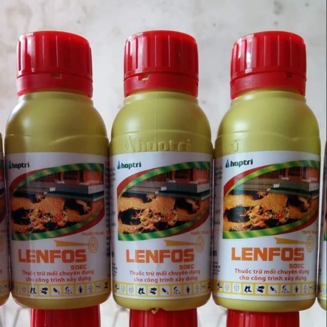 Thuốc chống mối nền móng trước khi xây dựng Lenfos 50EC 100ML
