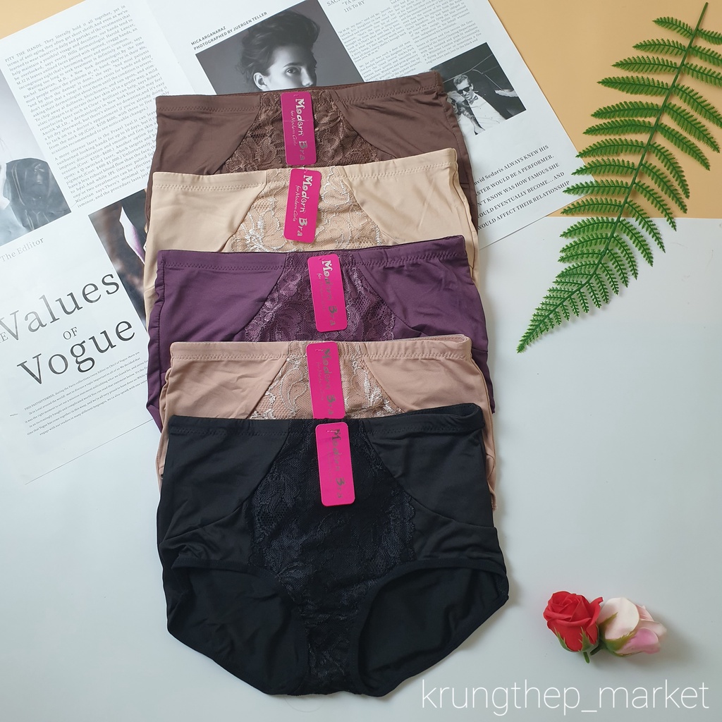 QUẦN LÓT MODERN BRA 345 THUN LANH , PHA REN CAO ẤP HÀNG THÁI LAN