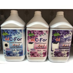 Nước Giặt Xả 2in1 HC-FOR Hồng Đậm Đặc 3500ml Thái Lan