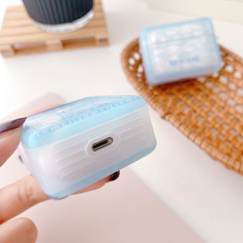 Vỏ Bảo Vệ Hộp Sạc Tai Nghe AirPods 1 2 Pro 3 Pro 3 Bằng TPU Dẻo Nhám Họa Tiết Chó Yugui Dễ Thương Kèm Móc Khóa