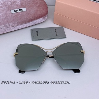 Mắt Kính Nữ Cao Cấp Tròng Vuông Tráng Gương Bạc (Full Box)