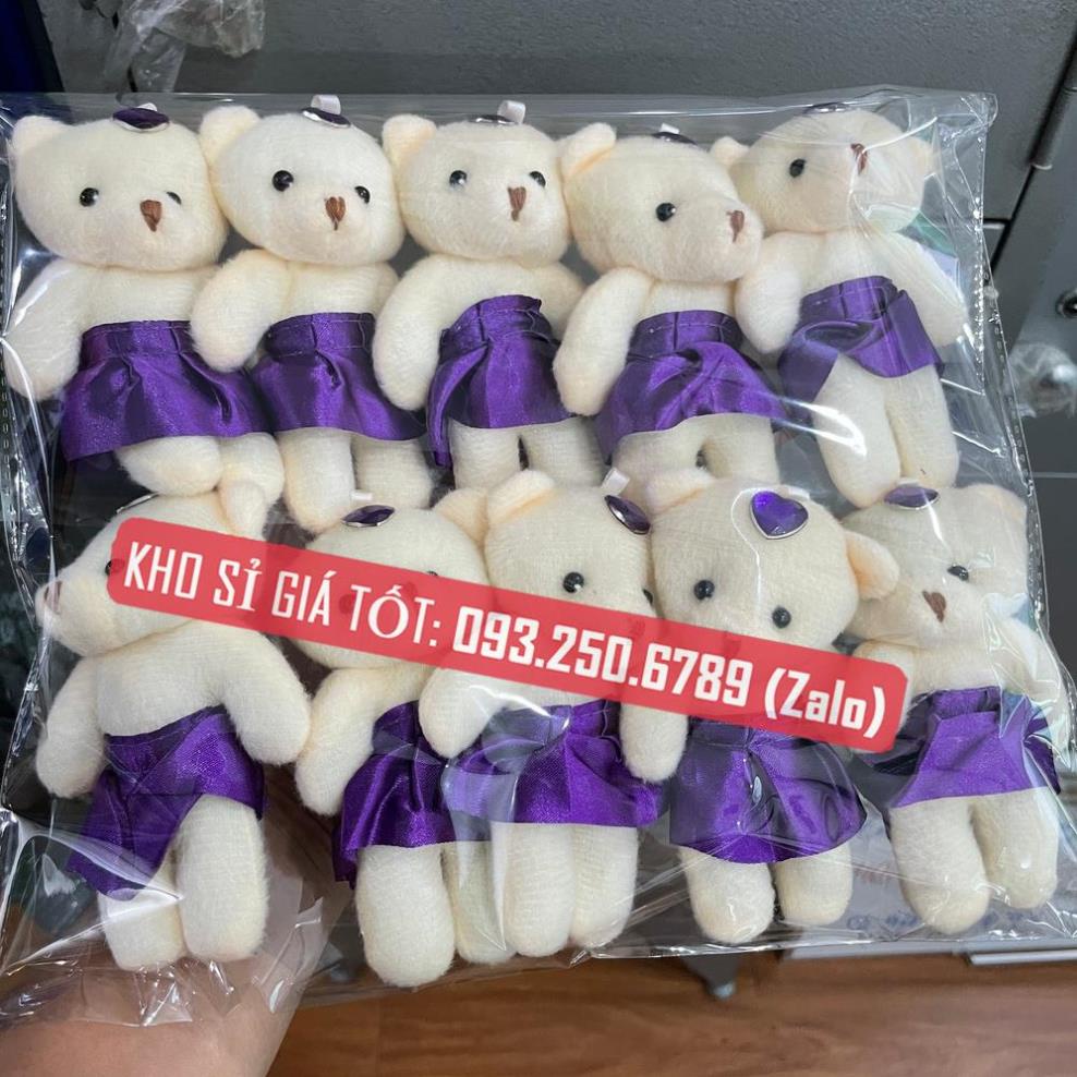 Combo 10 Gấu bông nhỏ thiết kế dễ thương