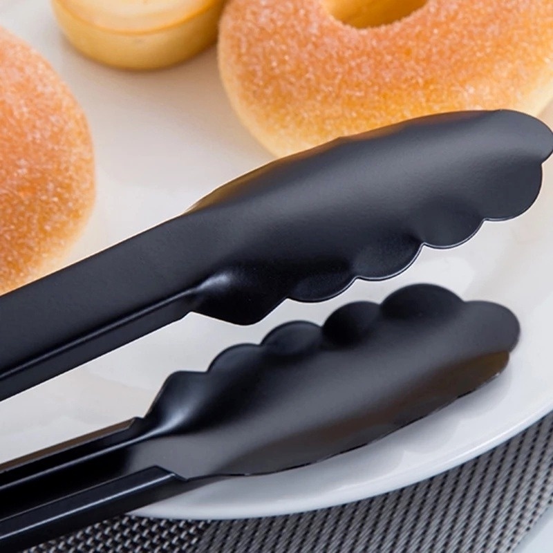 Kẹp gắp thức ăn bằng thép không gỉ chống dính đa năng 9/12/14 Inch