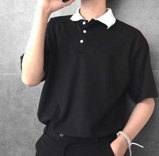 POLO MIX UNISEX HÌNH THẬT/ÁO THUN CỔ TAY LỞ