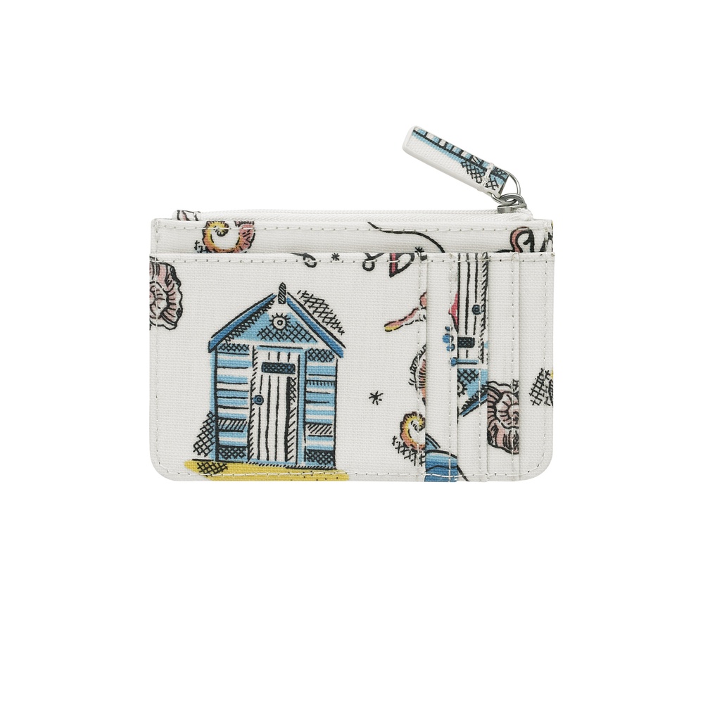 Cath Kidston - Ví cầm tay Small Card &amp; Coin Purse Summer Time - 1002652 - Warm Cream