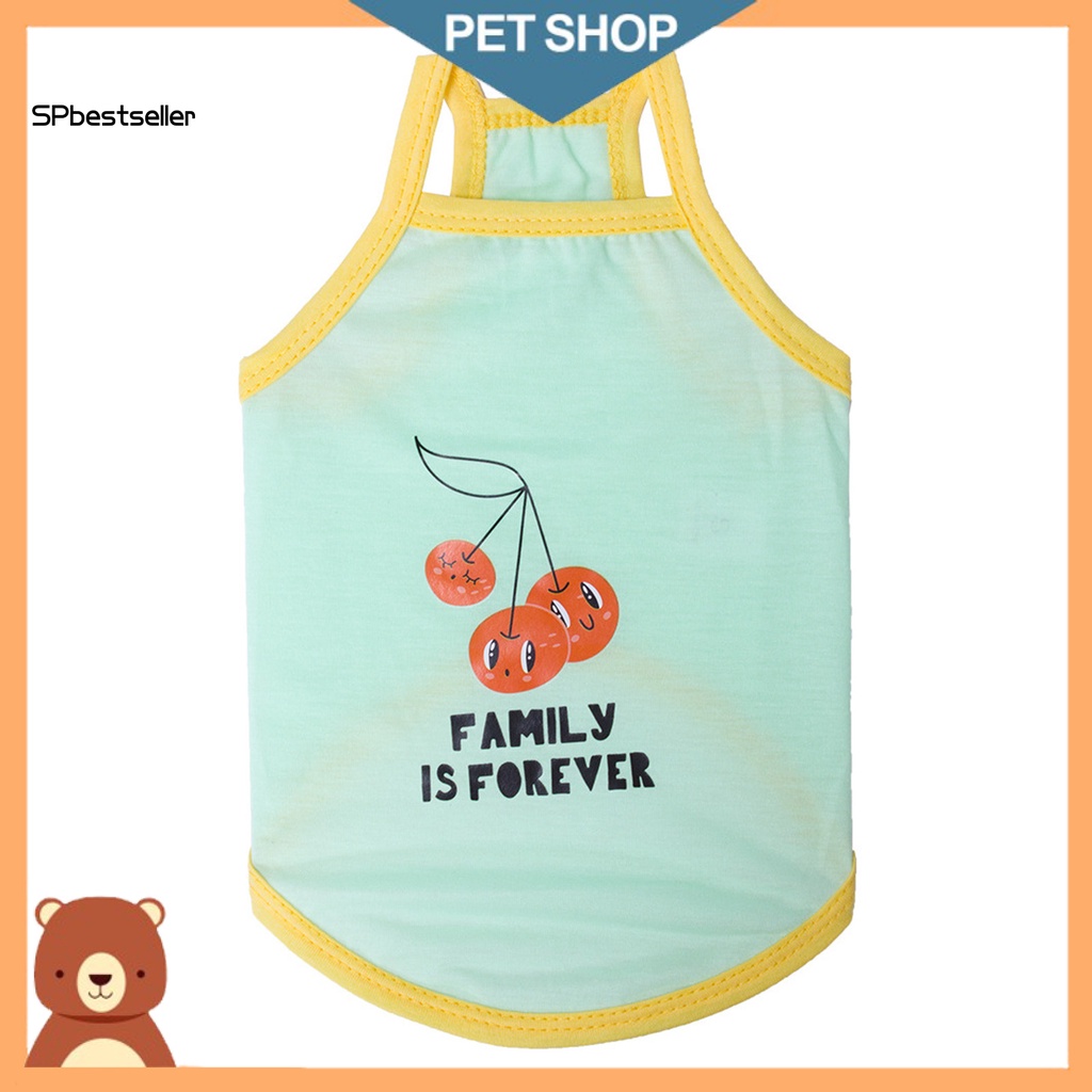 Áo Sát Nách Mềm Mại Dễ Phối Đồ Thời Trang Mùa Hè Cho Cún Cưng