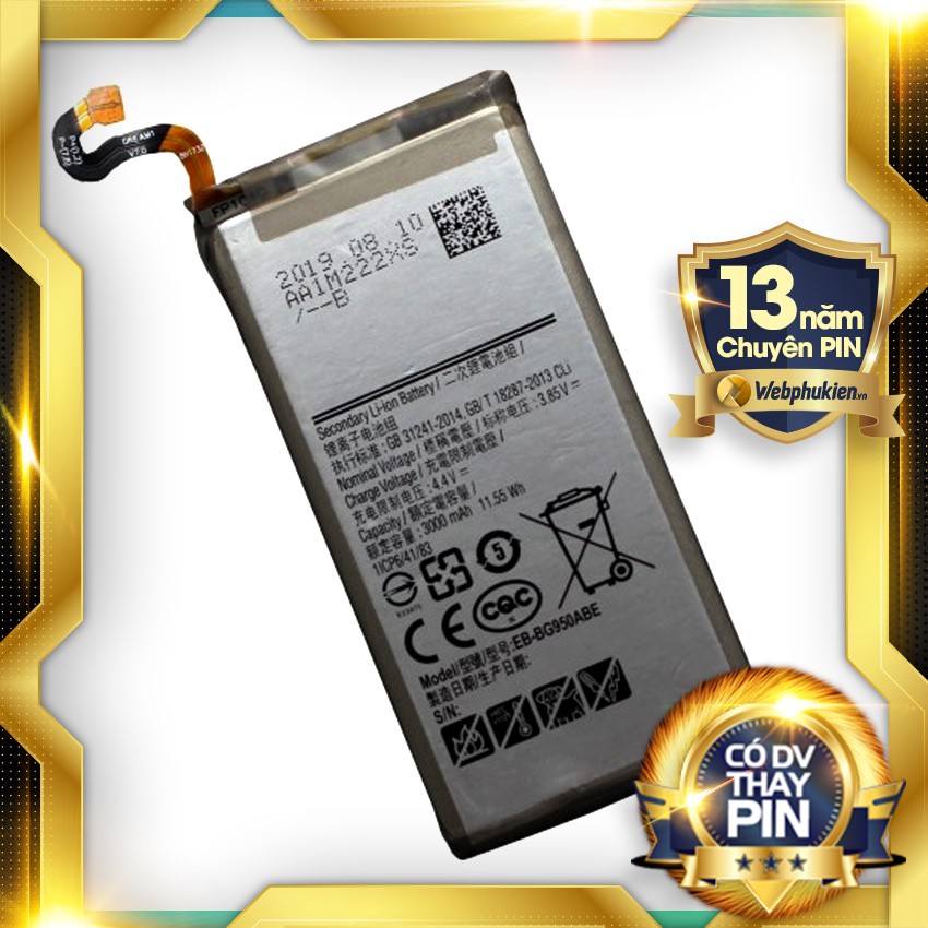 Pin Zin cho Samsung Galaxy S8 SM-G950 EB-BG950ABE - 3000mAh