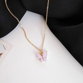 Dây chuyền mặt hình bướm thanh lịch 0704-2