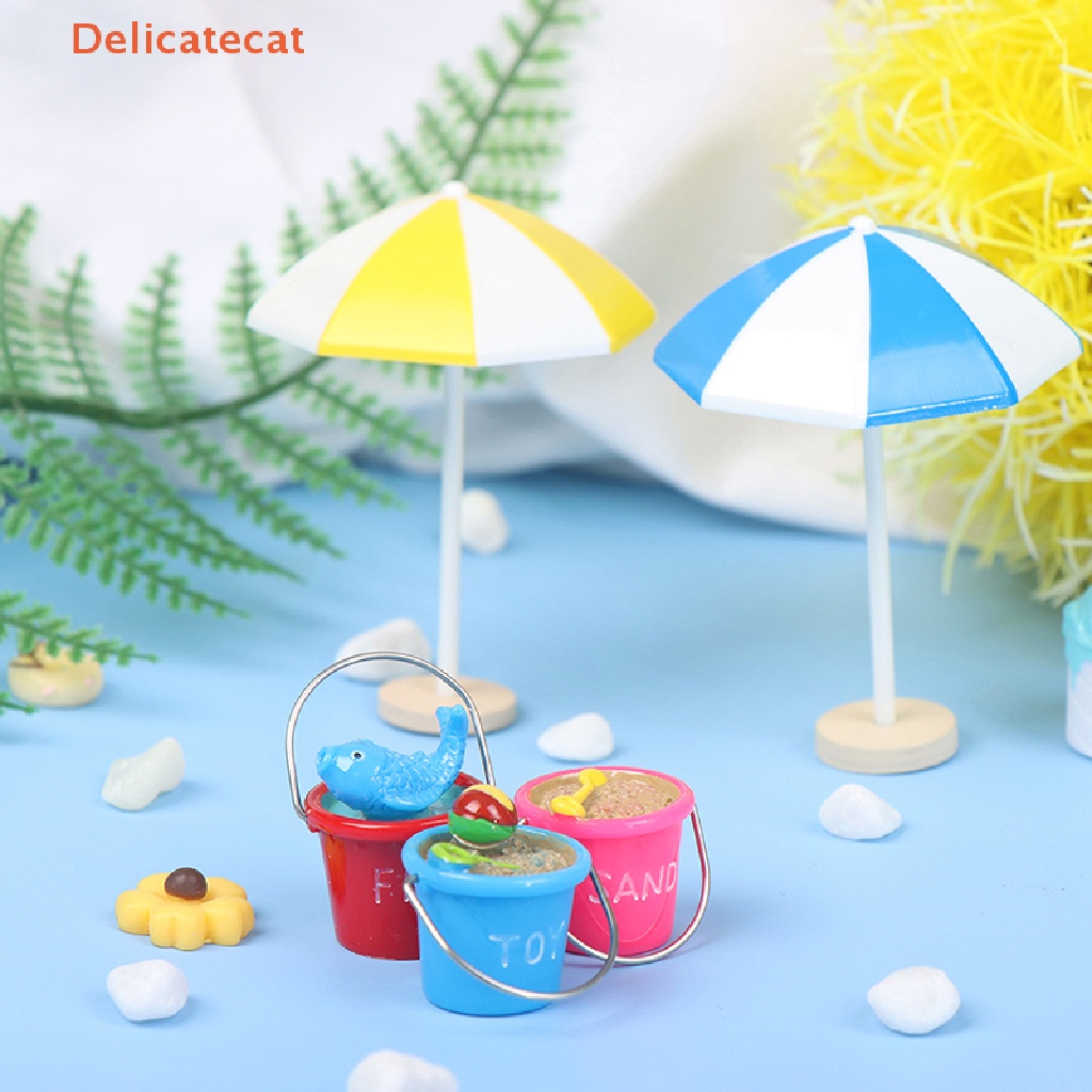 Xô Đựng Dù Bãi Biển Mini Tỉ Lệ 1: 12 Trang Trí Nhà Búp Bê