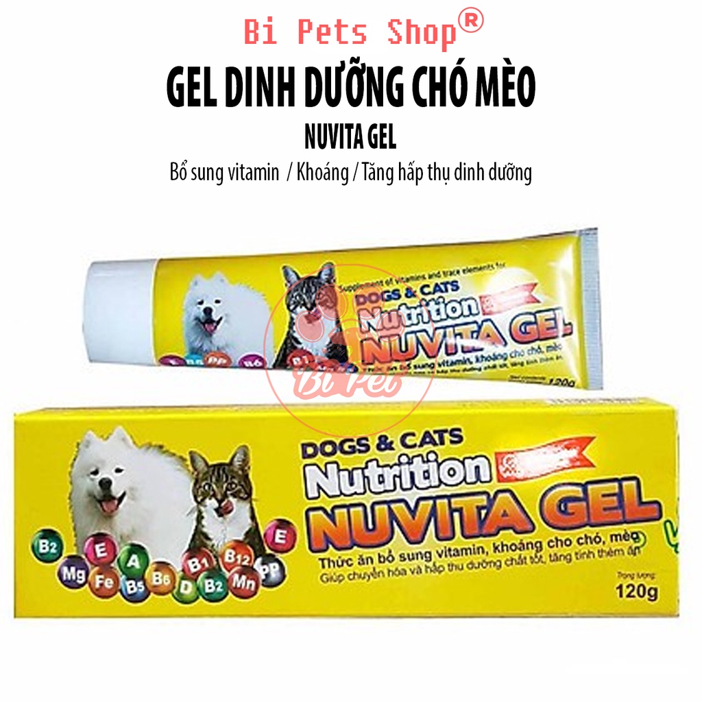 Gel dinh dưỡng Nuvita dành cho chó mèo [CHÍNH HÃNG]