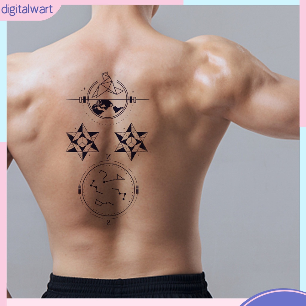 Nhãn dán hình xăm nhiều họa tiết nghệ thuật thời trang phong cách cá tính