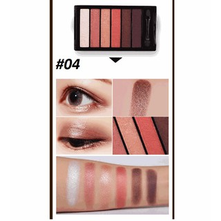 Bảng phấn mắt dạng kem 6 ô WODWOD #4