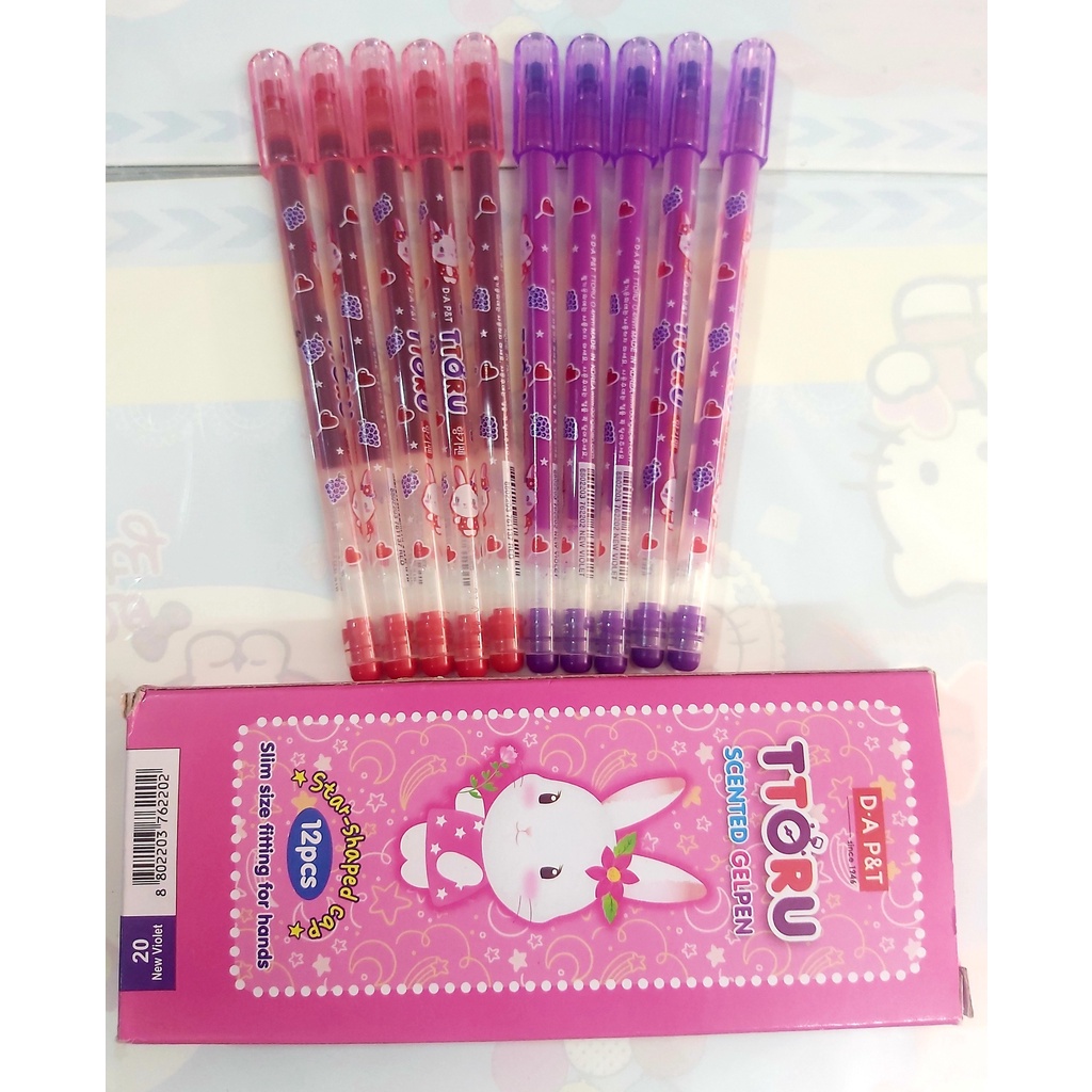 Bút Nho TTORU - Đầu bút 0.4mm nét Đậm đều học sinh