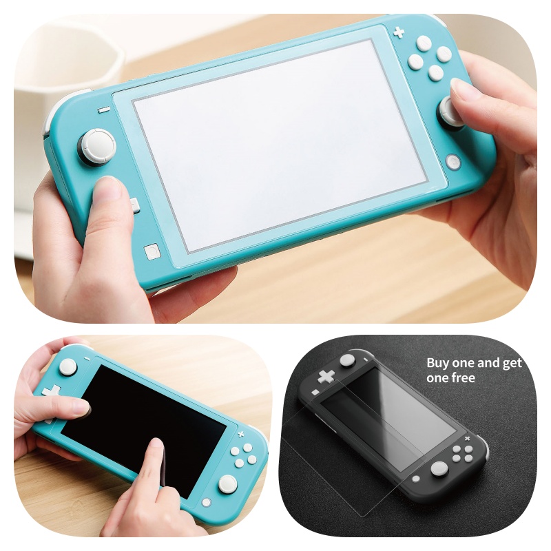 Gulikit NS12 bộ 2 miếng dán màn hình 9H cao cấp cho máy chơi game N-Switch Lite