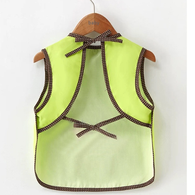 Yếm Ăn Không Tay Họa Tiết Hoạt Hình Thời Trang Mùa Hè Cho Bé Trai Và Gái