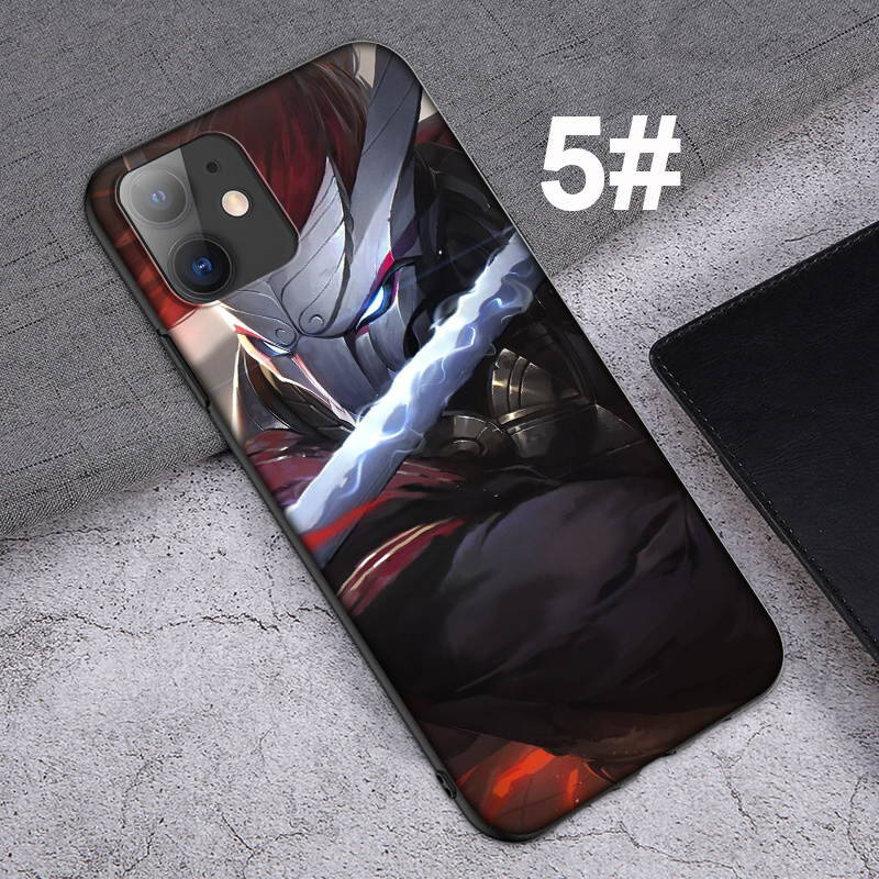 Ốp điện thoại mềm hình 55SF league of legends Yasuo cho iPhone XR X Xs Max 7 8 6s 6 Plus 7+ 8+ 5 5s SE 2020