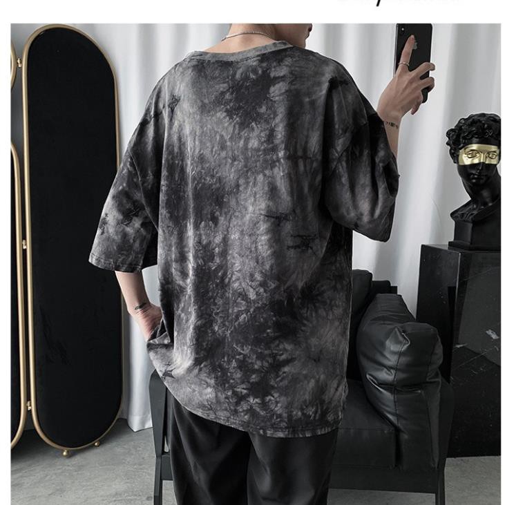 Áo thun nữ form rộng đẹp, Áo thun nữ form rộng Loang Màu Thời Trang Tiktok 2022 | BigBuy360 - bigbuy360.vn