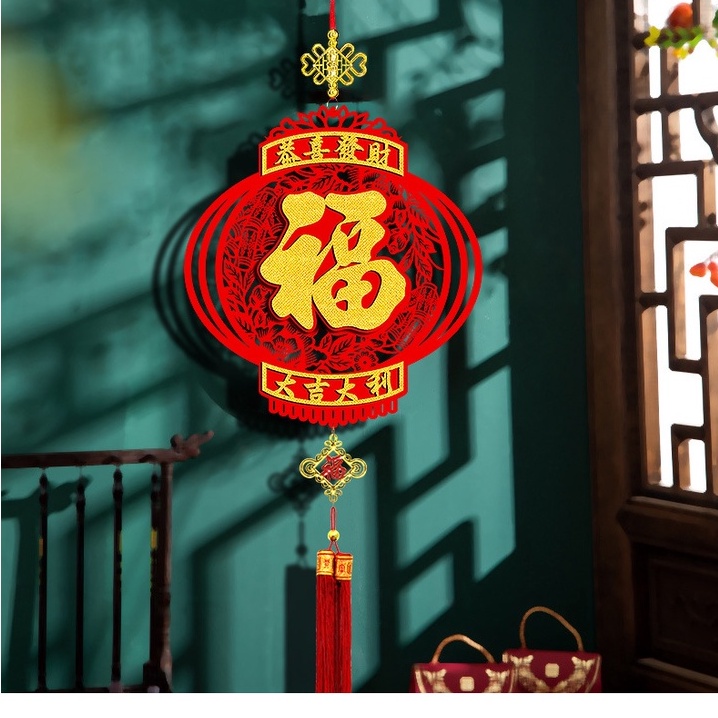 Dây Treo Thắt Nút Tigernu Màu Đỏ Phong Cách Trung Hoa Dùng Trang Trí Cổng, Phòng Khách