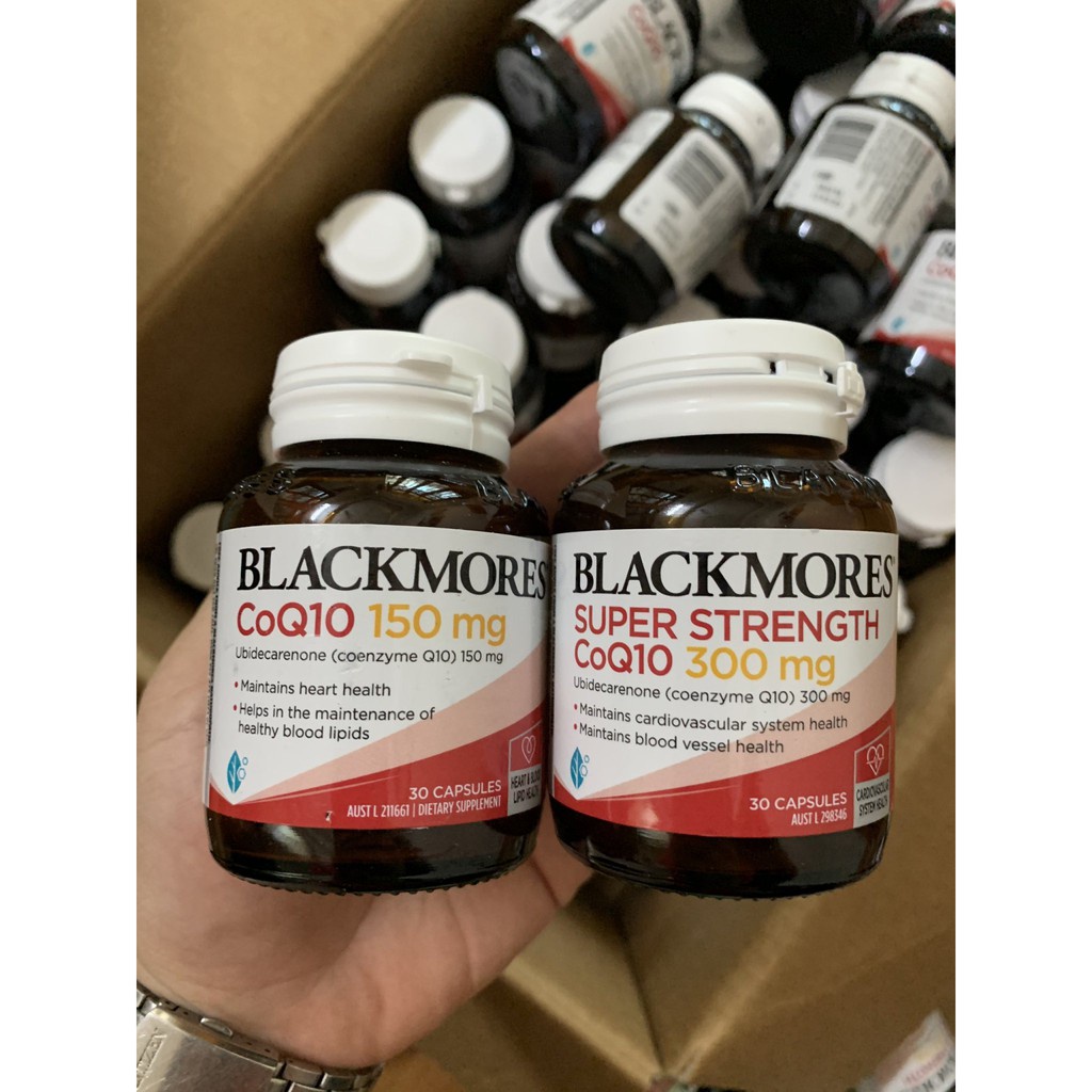 Viên Uống  Blackmores CoQ10 150mg & 300mg Úc Hỗ Trợ Sức Khoẻ Tim Mạch Chống Lão Hóa