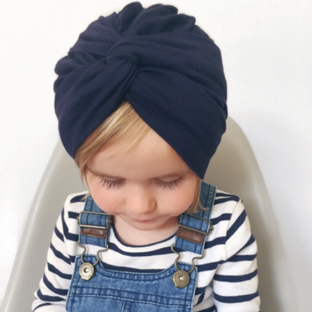 Nón turban bé gái