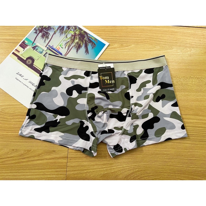 [ Combo ] 4 quần boxer Hoạt Hình cho nam , chất liệu thun lạnh thoáng mát, hàng sẵn có!