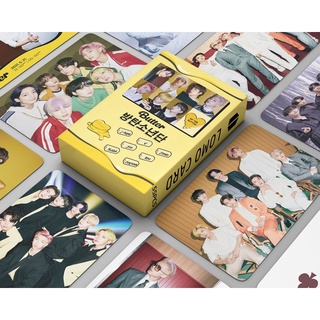Set 55 thẻ ảnh LOMO sưu tầm hình thành viên nhóm nhạc Kpop BTS