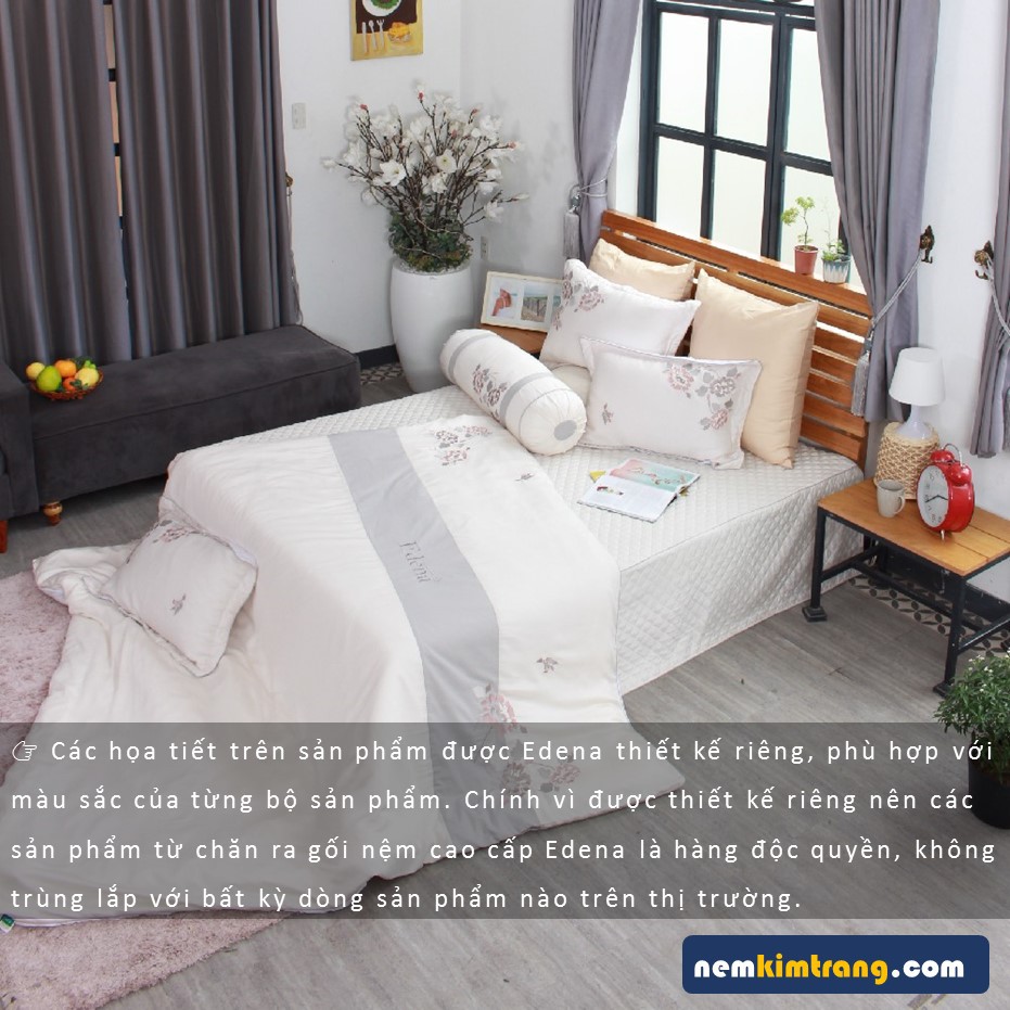 GA  Nệm Tencel Edena Mẫu 730 - CHÍNH HÃNG, CAO CẤP