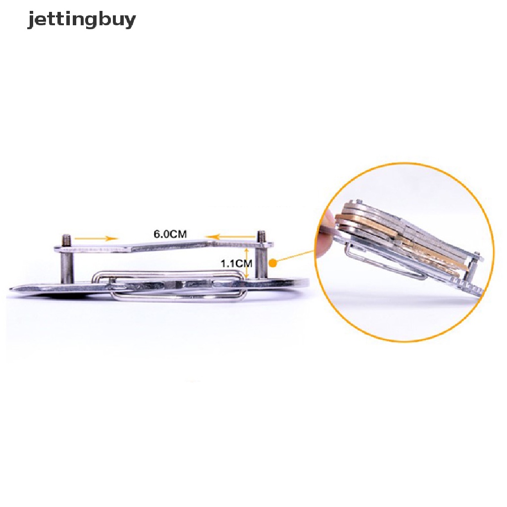 Móc treo chìa khóa JETTING QDD bằng thép không gỉ bền bỉ đa năng tiện lợi
