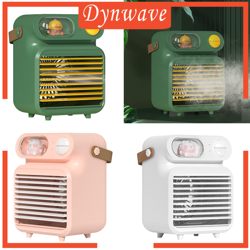 [DYNWAVE]Air Conditioner Humidifier Fan 4000mAh with 150ml Ice Water Tank for Room